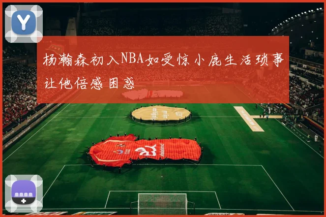 杨瀚森初入NBA如受惊小鹿生活琐事让他倍感困惑
